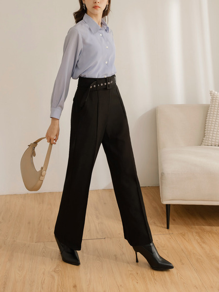 Formal Trousers with Waist Belt (XL)