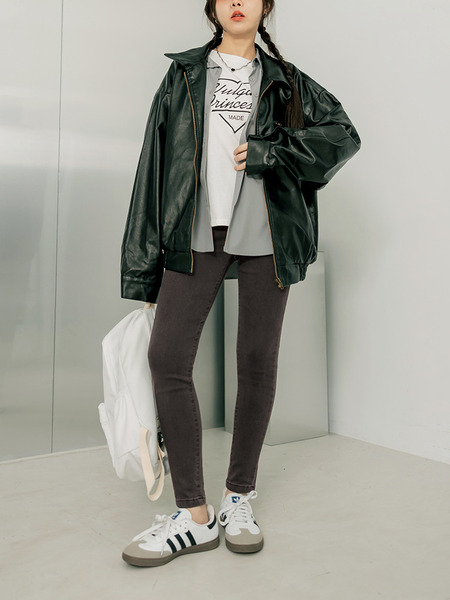 -5KG High-Waisted Slimming Denim Trousers