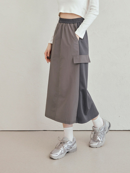 Air COOL UV Colour Block Split Hem Utility Skirt
