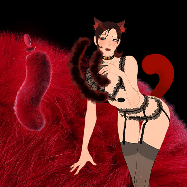 狐狸搖擺尾巴電動肛塞