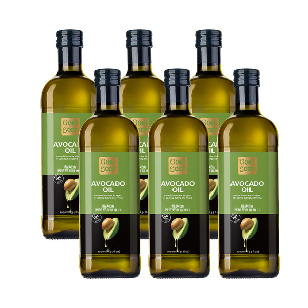 【2月金馬油福季】GoodSome 酪梨油 1000ml*３/６入