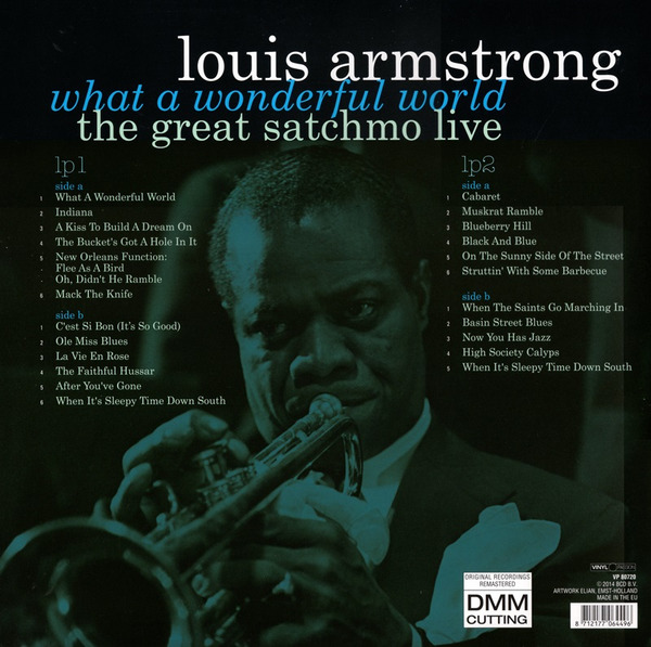 Louis Armstrong / What A Wonderful World : The Great Satchmo Live , 路易斯．阿姆斯壯 / 多美好的世界啊！書包嘴精采現場 ...