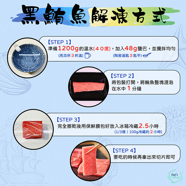 台灣 黑鮪魚中腹 主廚市集chef S Mart