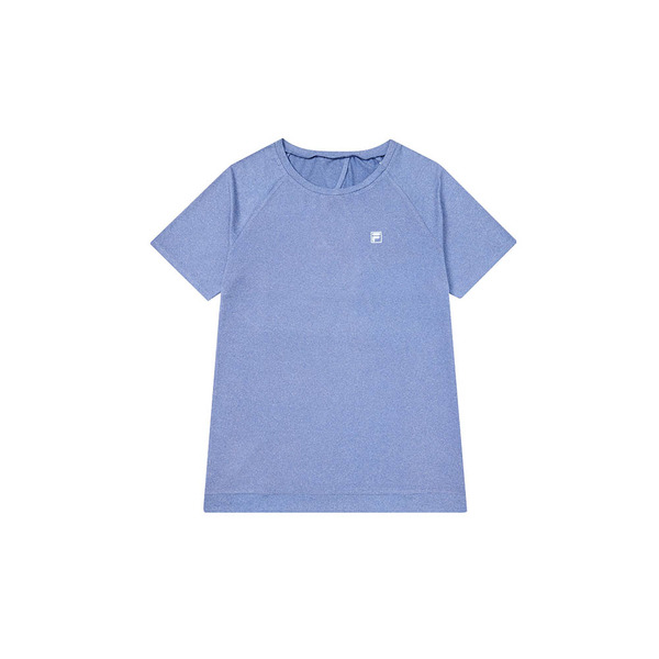FILA 女短袖圓領上衣(水陸兩用)-藍紫色 5TEX-5611-VT