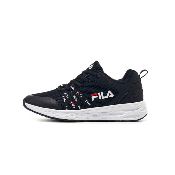 FILA 女慢跑鞋-黑 5-J026Y-001