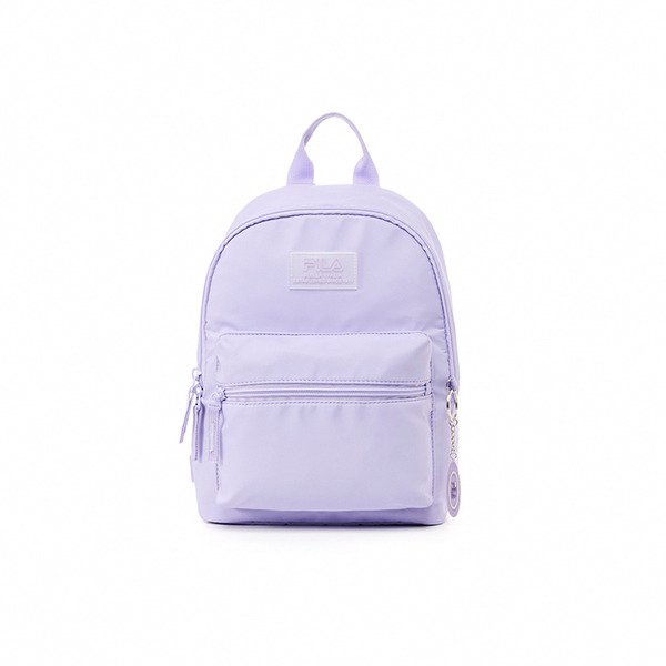 FILA 經典素色小後背包(附鑰匙圈)-紫 BPY-3000-PL
