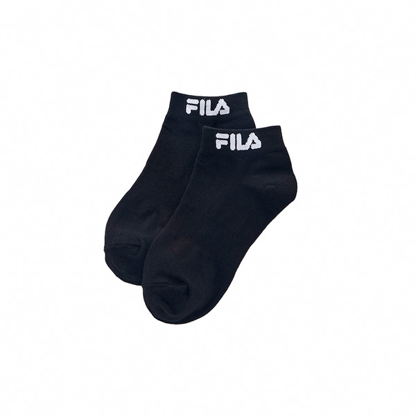 FILA 基本款棉質踝襪-黑色 SCY-1000-BK