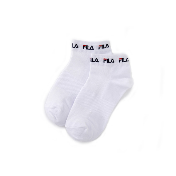 FILA 基本款棉質踝襪-白 SCX-5000-WT