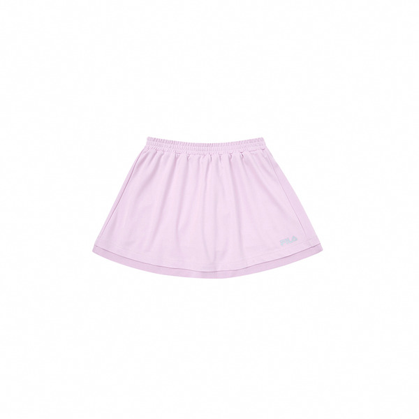 FILA KIDS 女童吸濕排汗短裙-紫色 5SKY-4007-PL