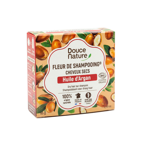 Douce Nature地恩 花型洗髮餅-乾性頭皮 85g