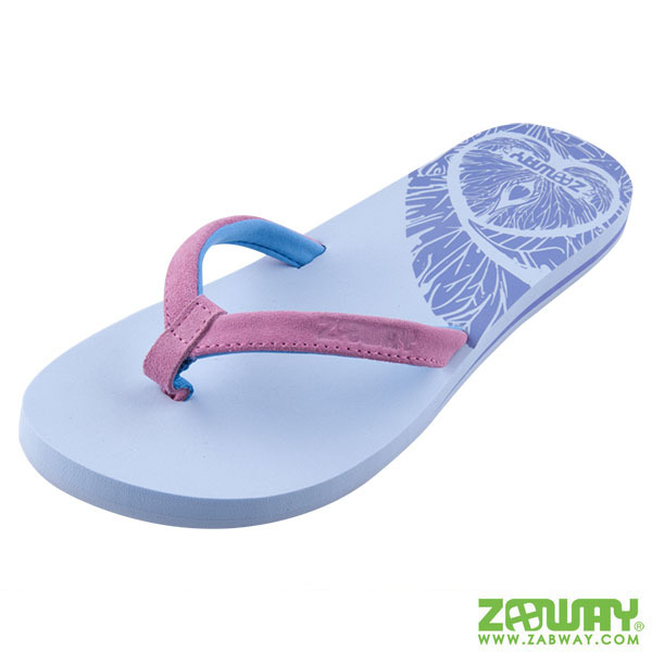 夾腳拖-粉紅色 女鞋 ZABWAY 環保設計元素拖鞋