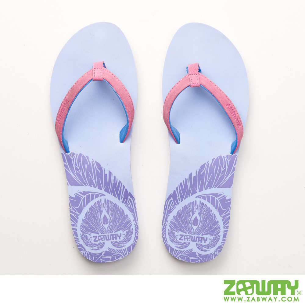 夾腳拖-粉紅色 女鞋 ZABWAY 環保設計元素拖鞋