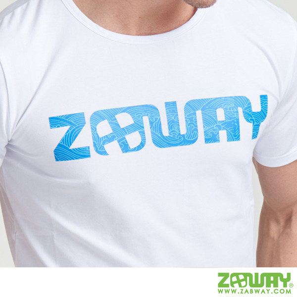 男性 ZABWAY 紀念T恤 白色