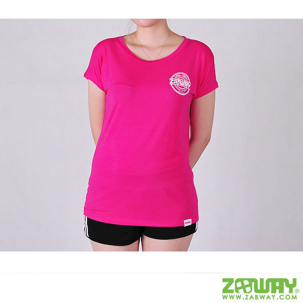 ZABWAY 紀念T恤 粉紅色