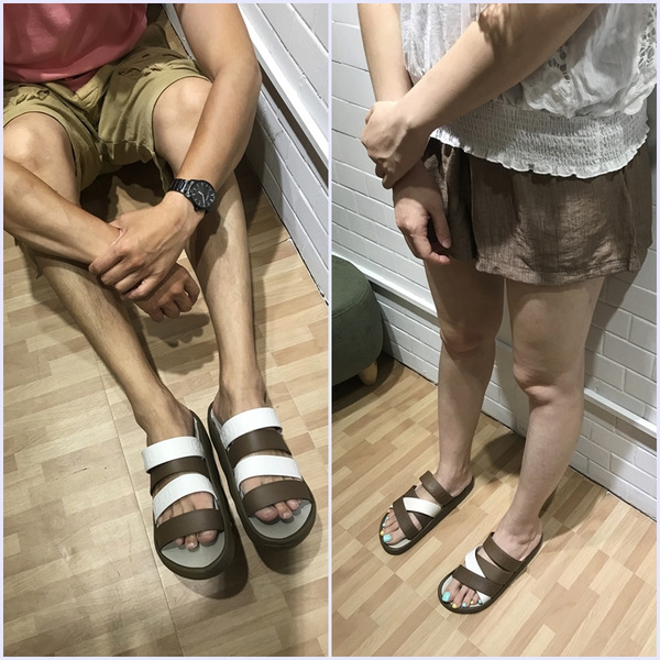 百變涼鞋 男女生款-棕