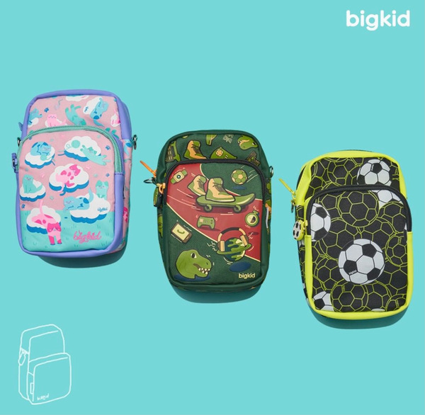 韓國bigkid-隨身小長方肩背包