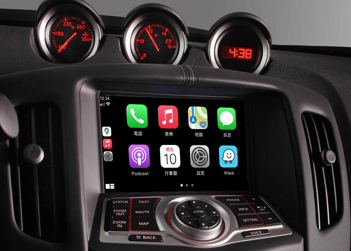Nissan 日產370Z 原車螢幕升級Apple CarPlay｜銓宏汽車多媒體科技銓宏汽車多媒體科技