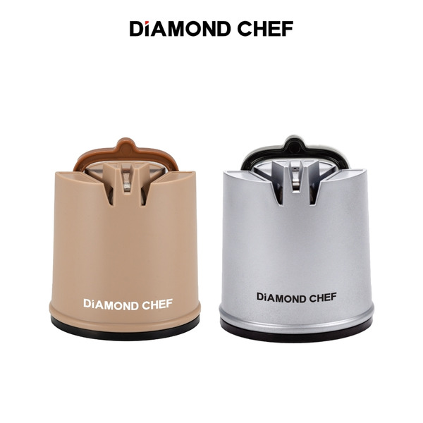 省力快速電動磨刀器(灰藍色/奶茶色)