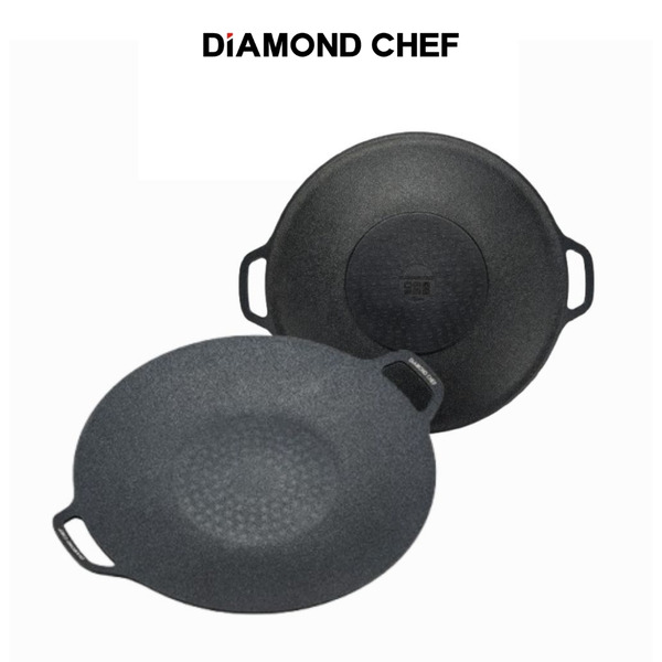 黑金石墨烯韓式烤盤32cm (IH爐可用)