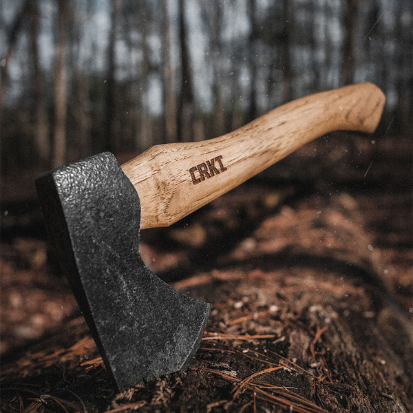 Crkt 2748pack Axe 1060高碳鋼斧頭木柄小手斧 Solar Life索樂生活 露營 運動 居家用品