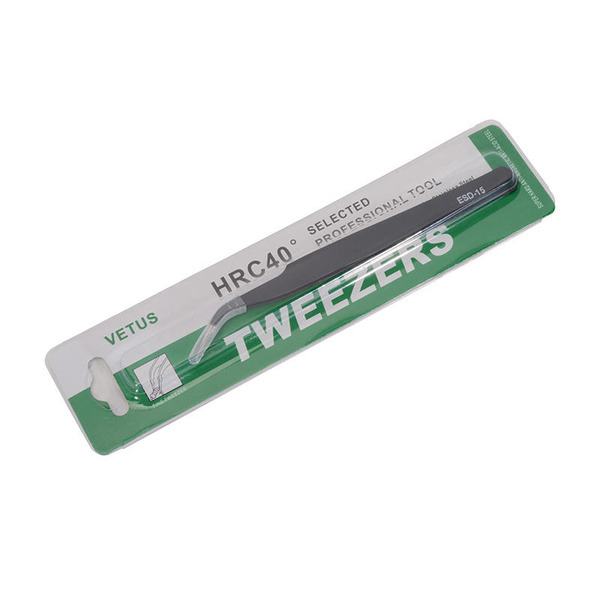 碳纖維防靜電尖嘴鑷子 ESD-15