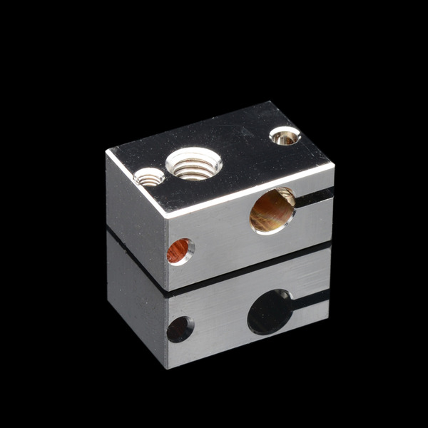 高硬度 高導熱 紅銅合金鍍鎳E3D V6 加熱塊