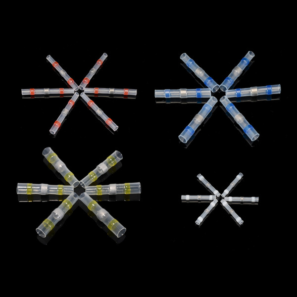 不會焊接OK 免烙鐵 焊錫環 自熔焊接式熱縮套管 免工具 免壓 防水 熱縮管