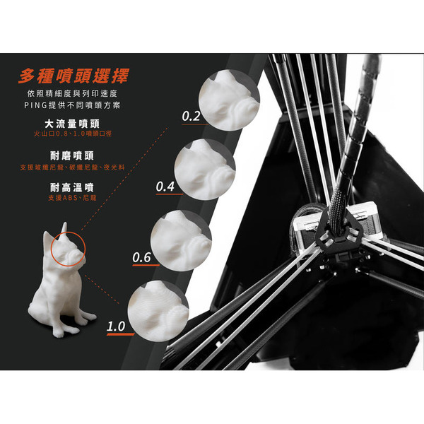 PING DUAL 300 D300 雙進料系統 3D列印機