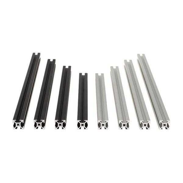 現貨 高品質 歐規2020 黑色 銀色鋁擠條 250mm 300mm 350mm 400mm