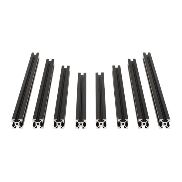 現貨 高品質 歐規2020 黑色 銀色鋁擠條 250mm 300mm 350mm 400mm