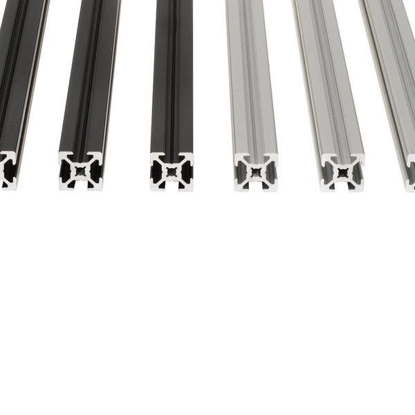 現貨 高品質 歐規2020 黑色 銀色鋁擠條 250mm 300mm 350mm 400mm