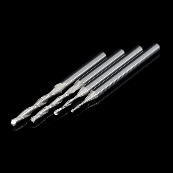 CNC銑刀 雙刃 球頭銑刀 3.175mm 木工 密集板 實木板 壓克力 多層板用