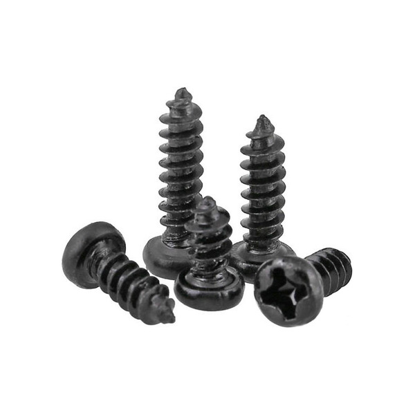 尖頭十字 M2x5 公制 10支 黑化處理 4.8級