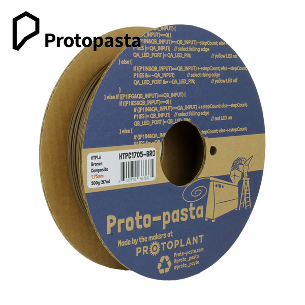 進口 Protopasta 青銅線材 金屬PLA Bronze-filled HTPC1705-BRO