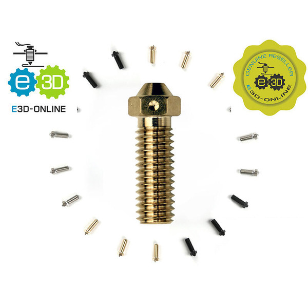 台灣現貨E3D原廠授權 火山噴嘴 Brass Plated Copper Hardened Steel