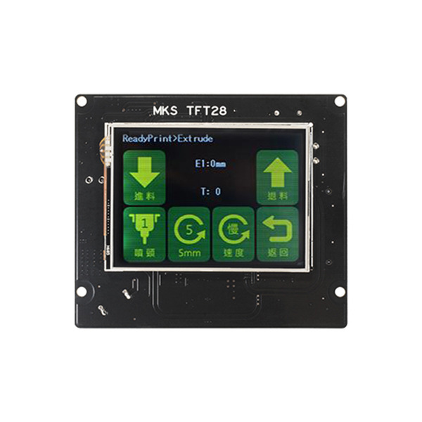 繁中 彩色LCD觸控面板 2.8吋 USB隨身碟 斷電續打 WIFI無線 斷料檢測