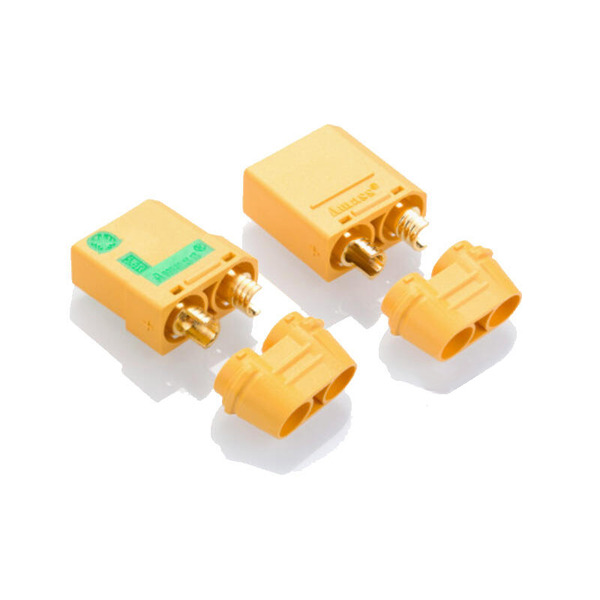 正廠 Amass XT90S-F XT-90H-M 鍍金高電流接頭 帶保護蓋 XT90