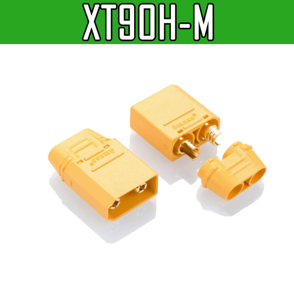 正廠 Amass XT90S-F XT-90H-M 鍍金高電流接頭 帶保護蓋 XT90