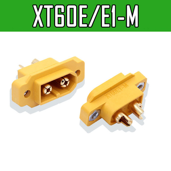正廠 Amass XT60E1-M 鍍金高電流接頭 XT60