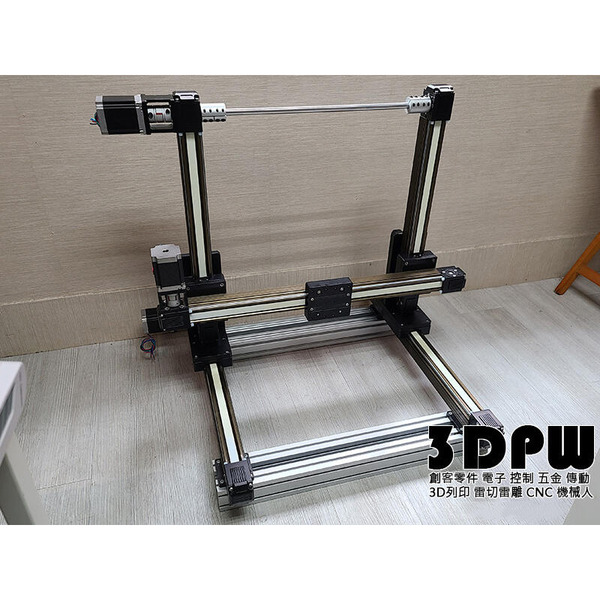 可訂製 穩定線性滑台模組 可龍門組合 57型步進馬達滑台