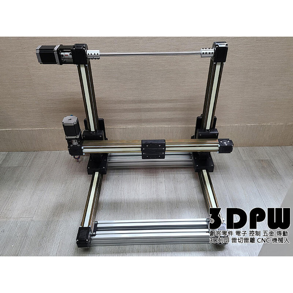 可訂製 穩定線性滑台模組 可龍門組合 57型步進馬達滑台