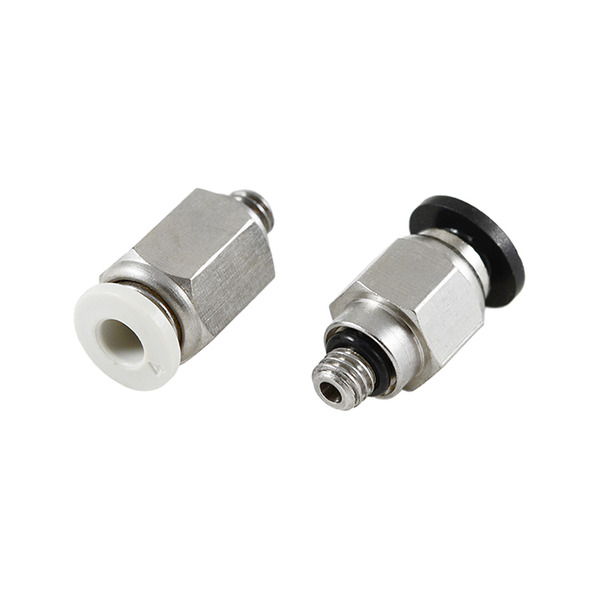 快速接頭 管4螺紋M5 內4外M5 PC4-M5 白色