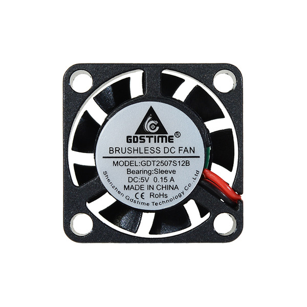 GDS風扇 2507 5V/12V 2P PH2.0 含油 GDSTIME