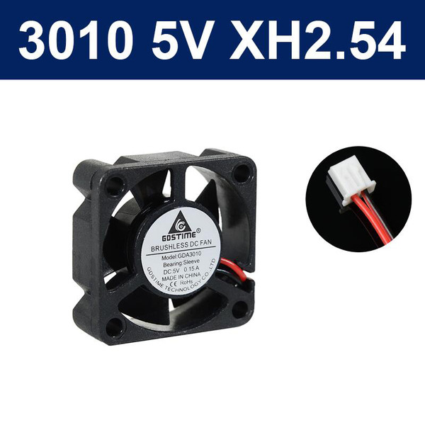 GDS風扇 3010 5V/24V 2P XH2.54 含油 GDSTIME