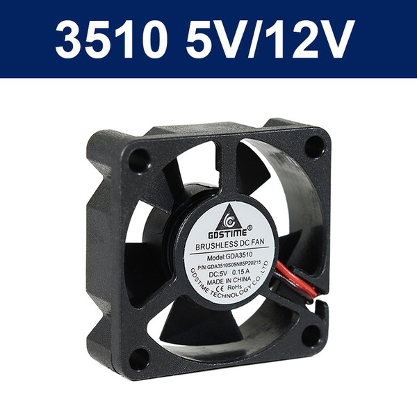 GDS風扇 3510 5V/12V 2P PH2.0 XH2.54 含油 GDSTIME