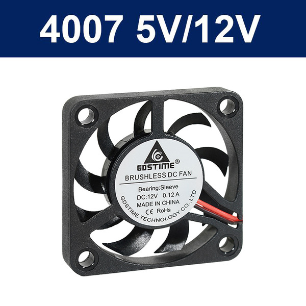 GDS風扇 4007 5V/12V 2P XH2.54 含油 GDSTIME