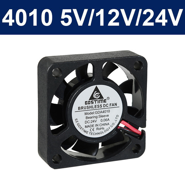 GDS風扇 4010 5V/12V 2P DP2.54 XH2.54 含油 雙滾珠軸承 GDSTIME