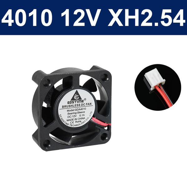 GDS風扇 4010 5V/12V 2P DP2.54 XH2.54 含油 雙滾珠軸承 GDSTIME