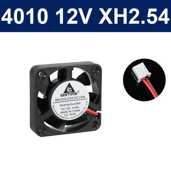 GDS風扇 4010 5V/12V 2P DP2.54 XH2.54 含油 雙滾珠軸承 GDSTIME