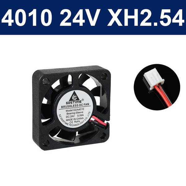 GDS風扇 4010-1 24V 2P XH2.54 含油 9扇葉 GDSTIME